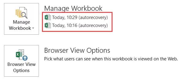 Hướng dẫn chi tiết các cách khôi phục tệp Excel chưa được lưu 